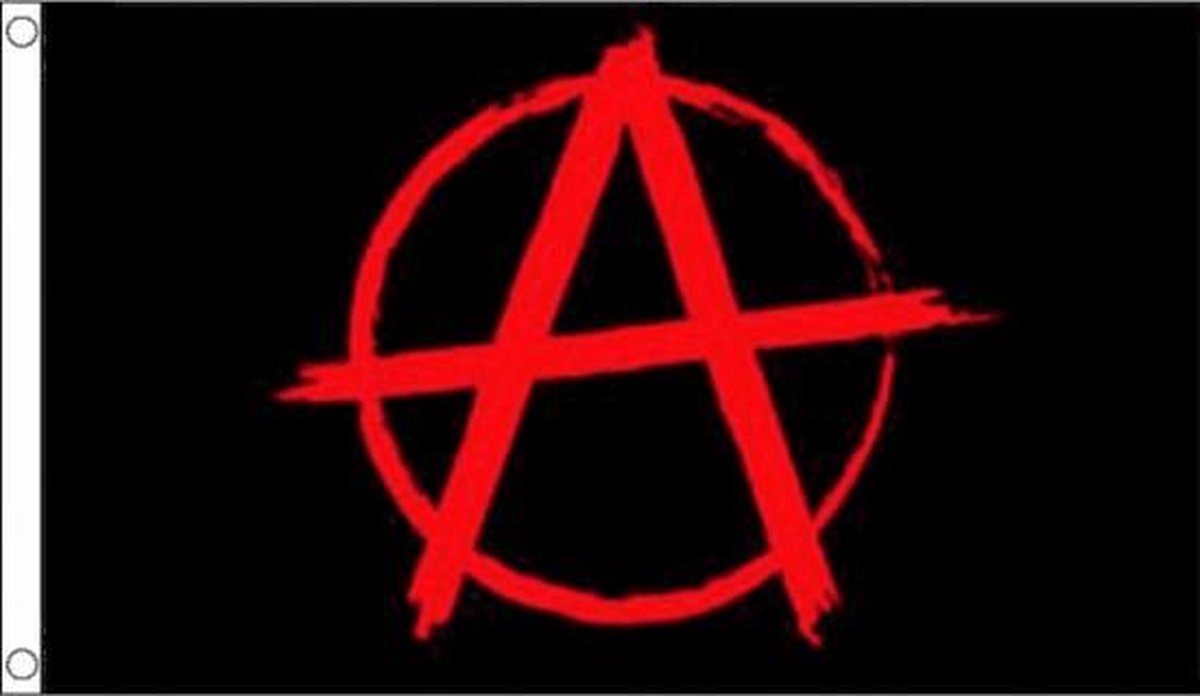 anarchie symbool vlag voor anarchisme 